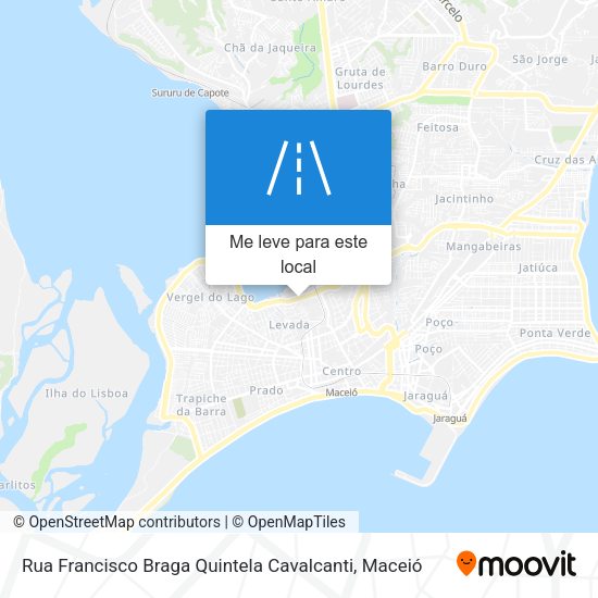 Rua Francisco Braga Quintela Cavalcanti mapa