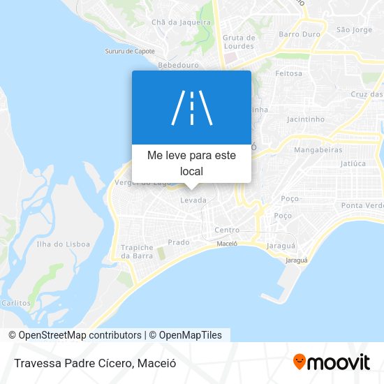 Travessa Padre Cícero mapa