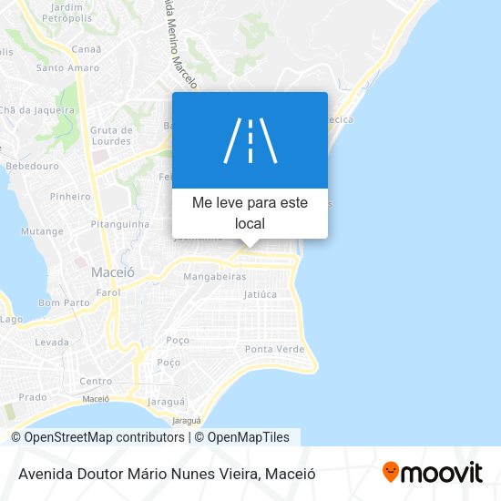 Avenida Doutor Mário Nunes Vieira mapa