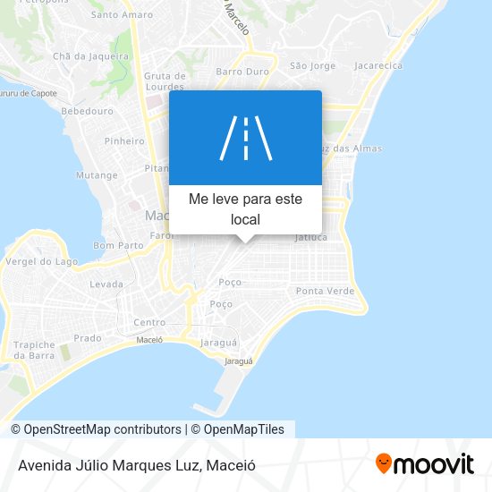 Avenida Júlio Marques Luz mapa