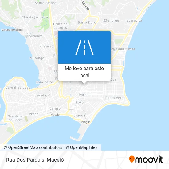 Rua Dos Pardais mapa