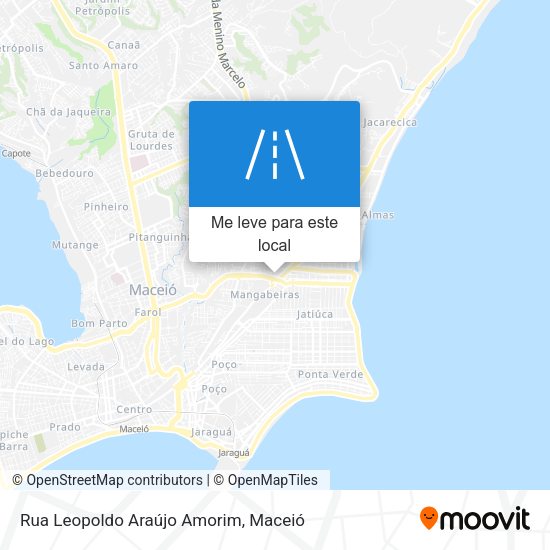 Rua Leopoldo Araújo Amorim mapa