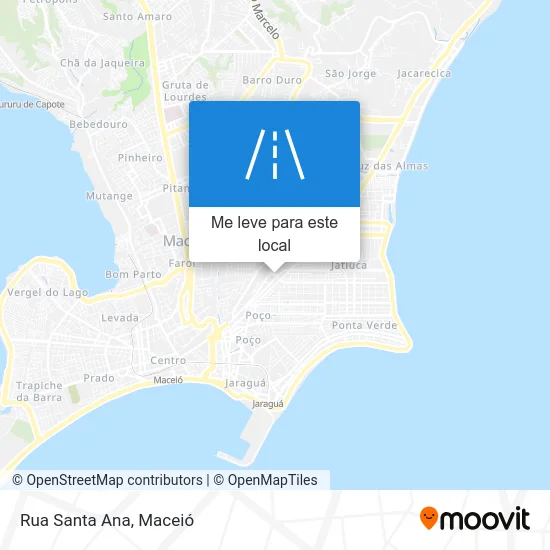 Rua Santa Ana mapa