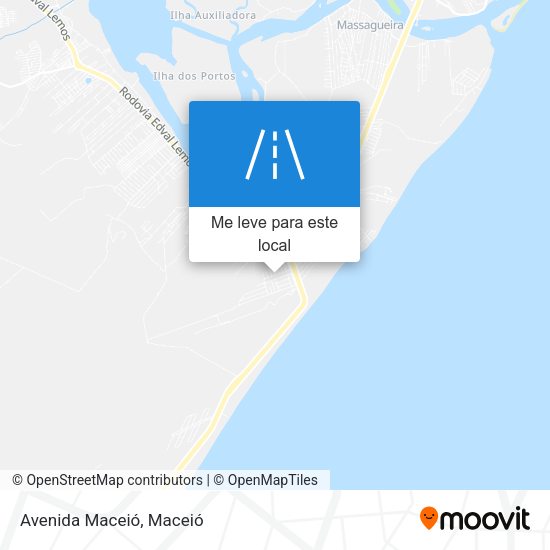 Avenida Maceió mapa