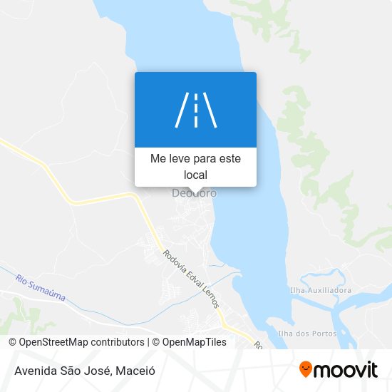 Avenida São José mapa
