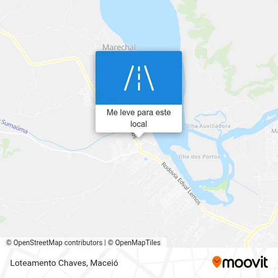 Loteamento Chaves mapa