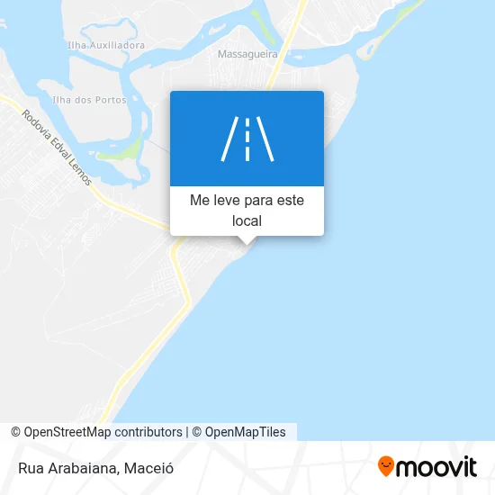 Rua Arabaiana mapa