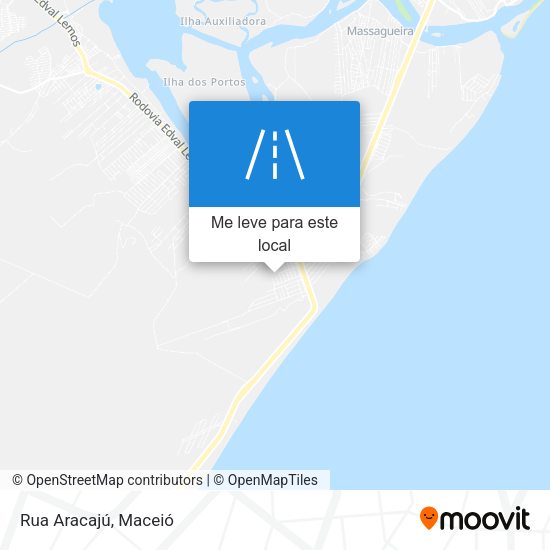 Rua Aracajú mapa