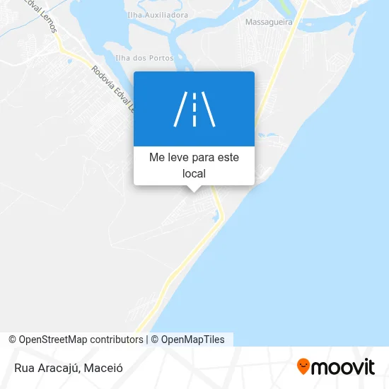Rua Aracajú mapa