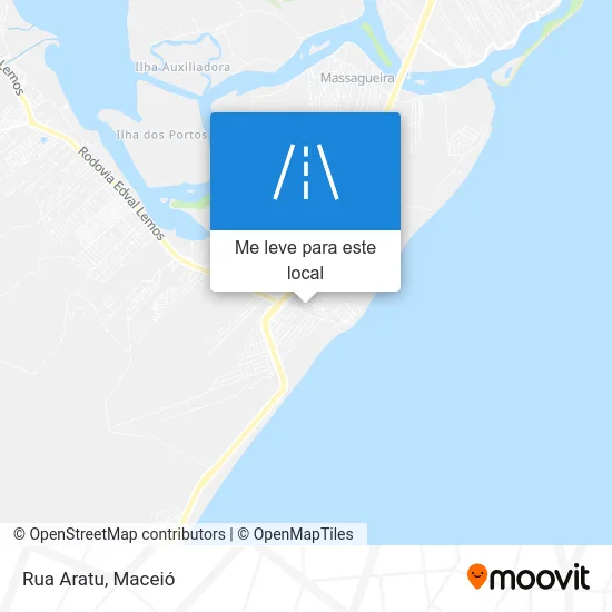 Rua Aratu mapa