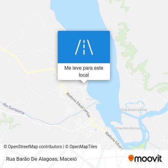 Rua Barão De Alagoas mapa