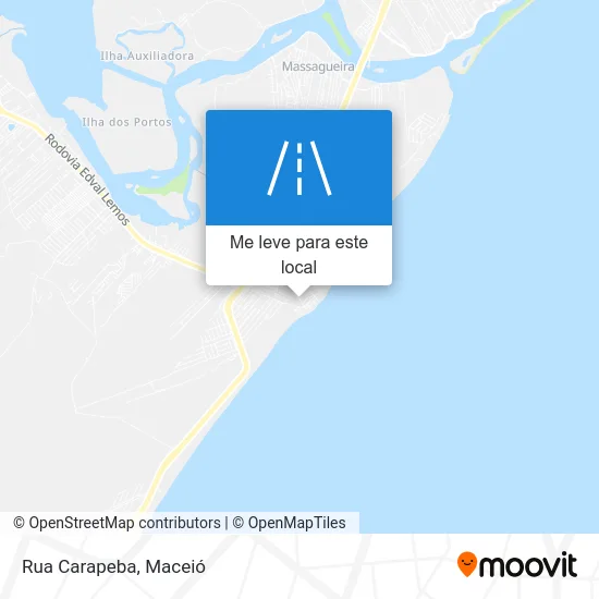 Rua Carapeba mapa