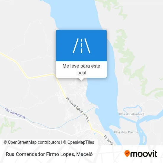 Rua Comendador Firmo Lopes mapa
