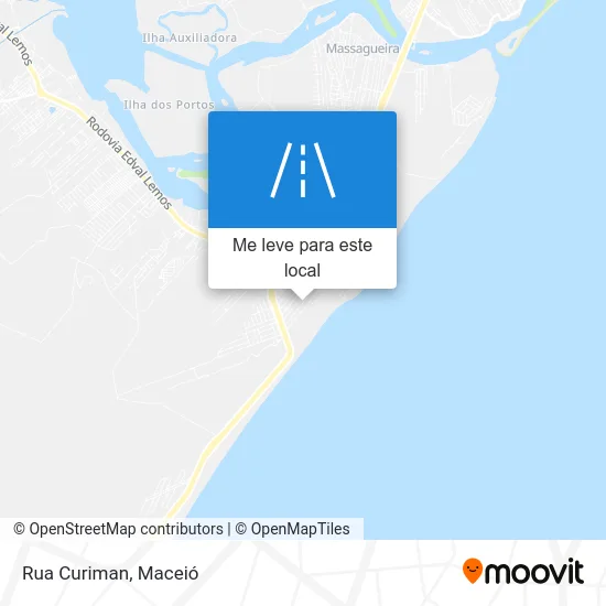 Rua Curiman mapa