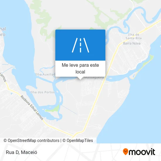 Rua D mapa