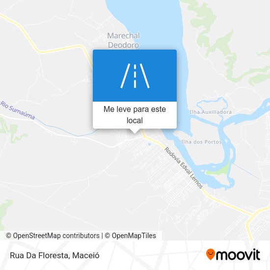 Rua Da Floresta mapa