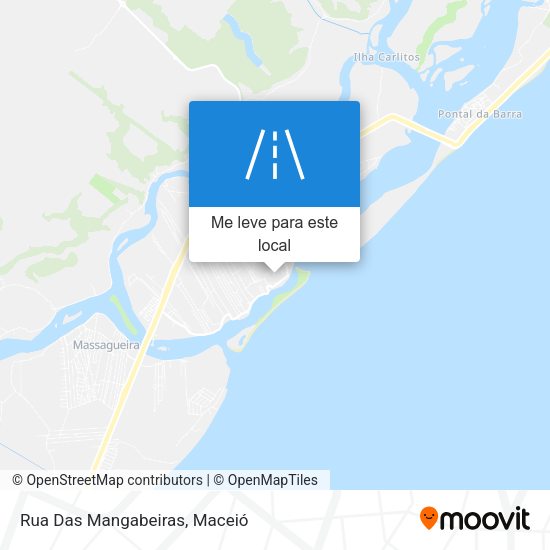 Rua Das Mangabeiras mapa