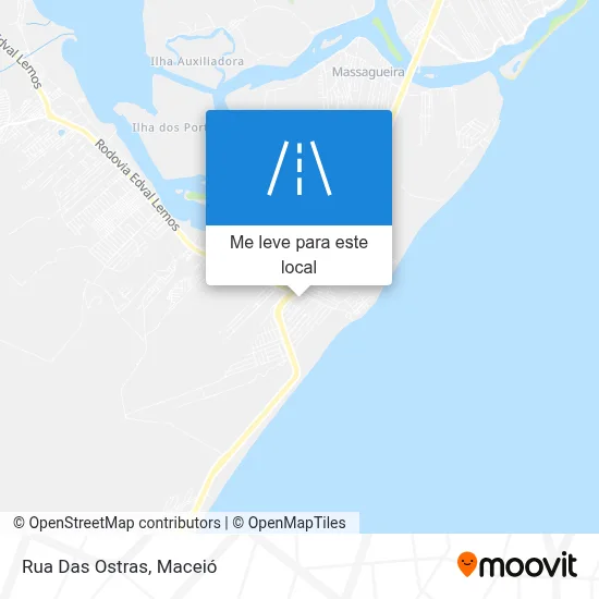 Rua Das Ostras mapa