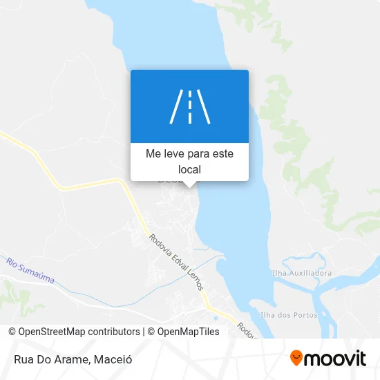 Rua Do Arame mapa