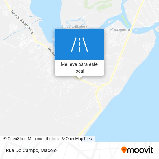 Rua Do Campo mapa