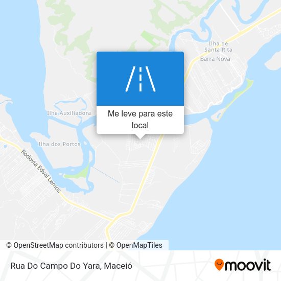 Rua Do Campo Do Yara mapa