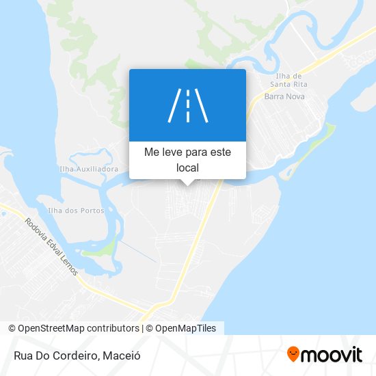 Rua Do Cordeiro mapa