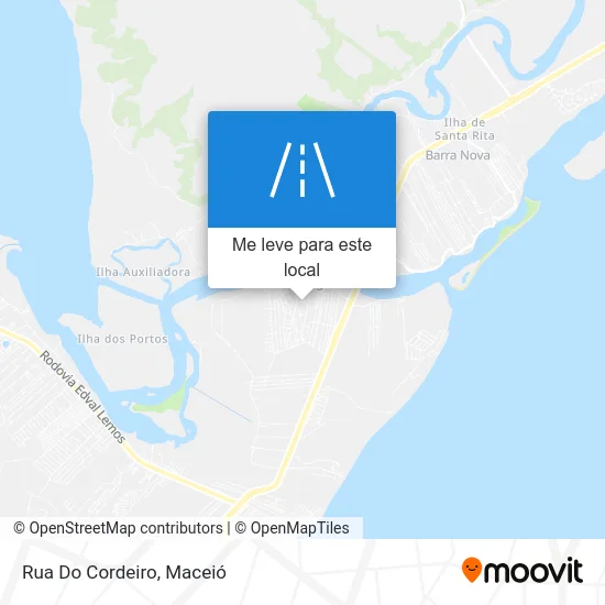 Rua Do Cordeiro mapa