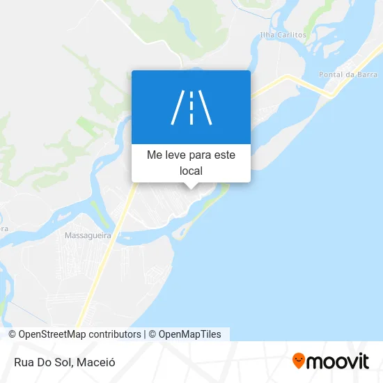 Rua Do Sol mapa