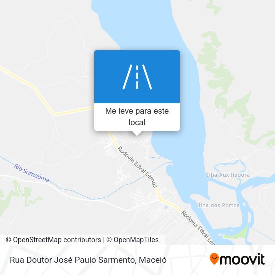 Rua Doutor José Paulo Sarmento mapa