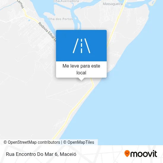 Rua Encontro Do Mar 6 mapa