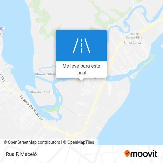 Rua F mapa