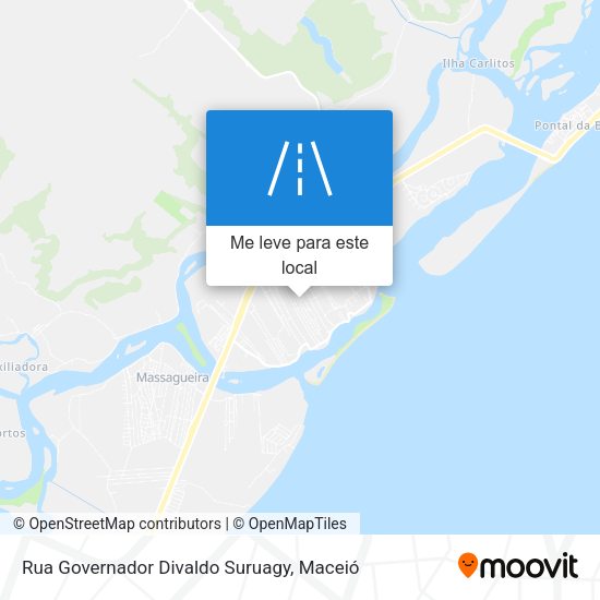Rua Governador Divaldo Suruagy mapa