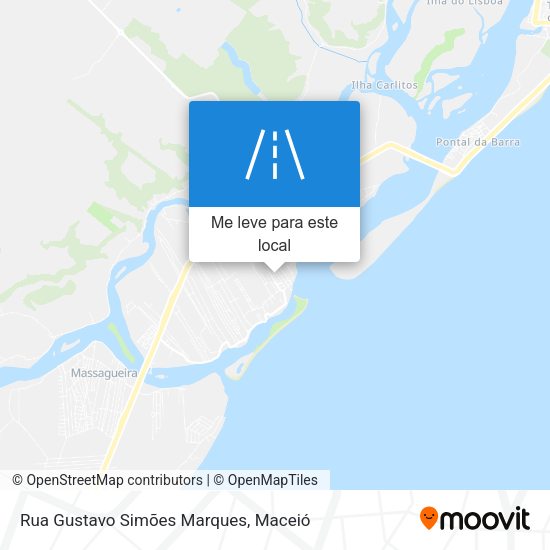 Rua Gustavo Simões Marques mapa