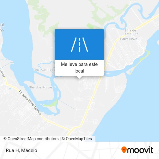 Rua H mapa