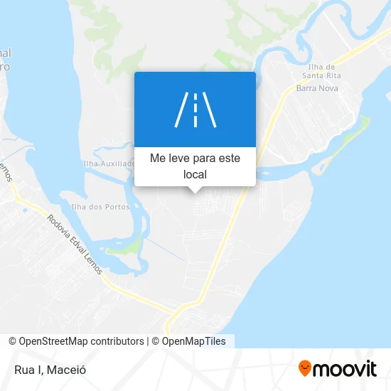 Rua I mapa