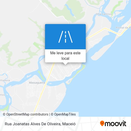 Rua Joanatas Alves De Oliveira mapa