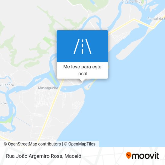 Rua João Argemiro Rosa mapa