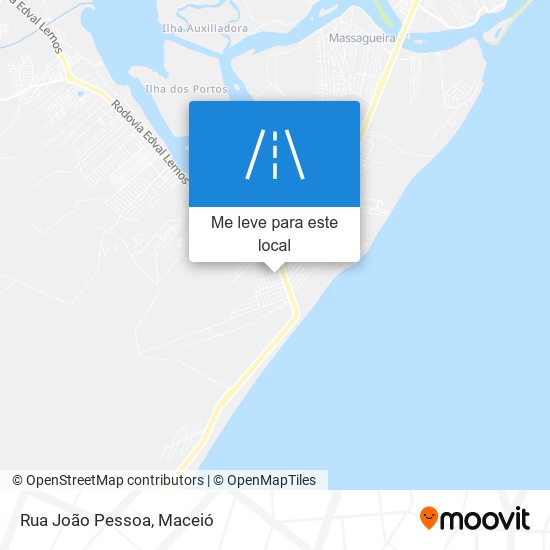 Rua João Pessoa mapa