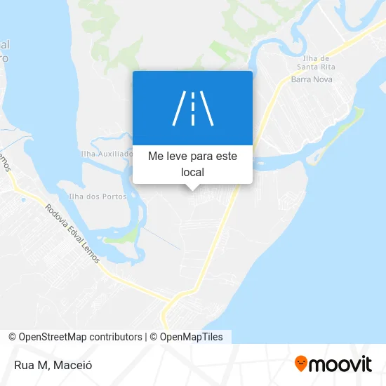 Rua M mapa