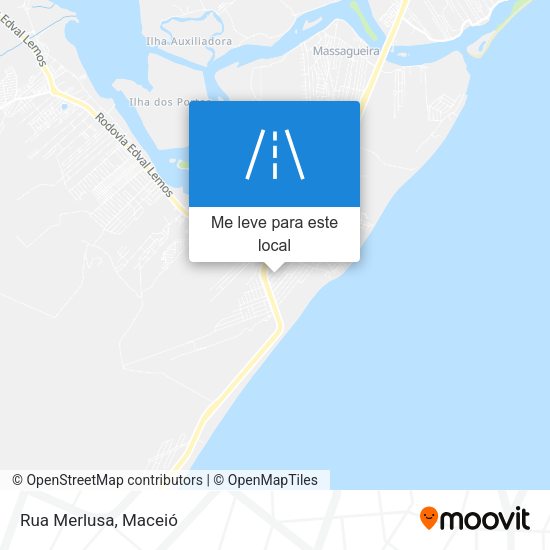 Rua Merlusa mapa