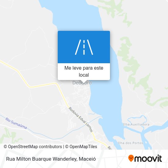 Rua Milton Buarque Wanderley mapa