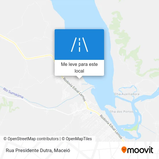 Rua Presidente Dutra mapa