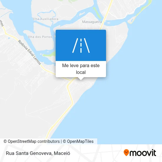Rua Santa Genoveva mapa