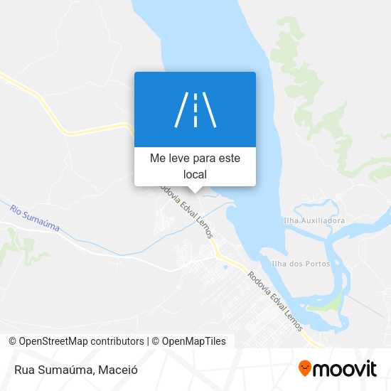 Rua Sumaúma mapa