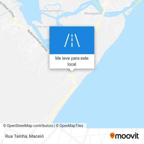 Rua Tainha mapa