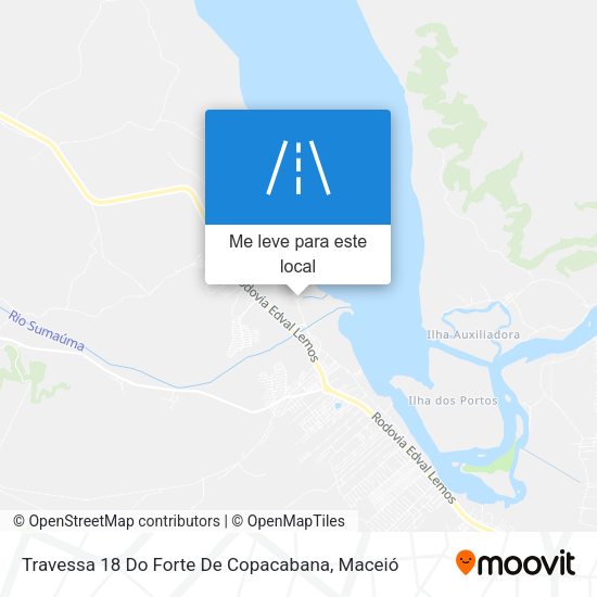 Travessa 18 Do Forte De Copacabana mapa