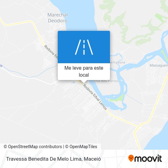 Travessa Benedita De Melo Lima mapa