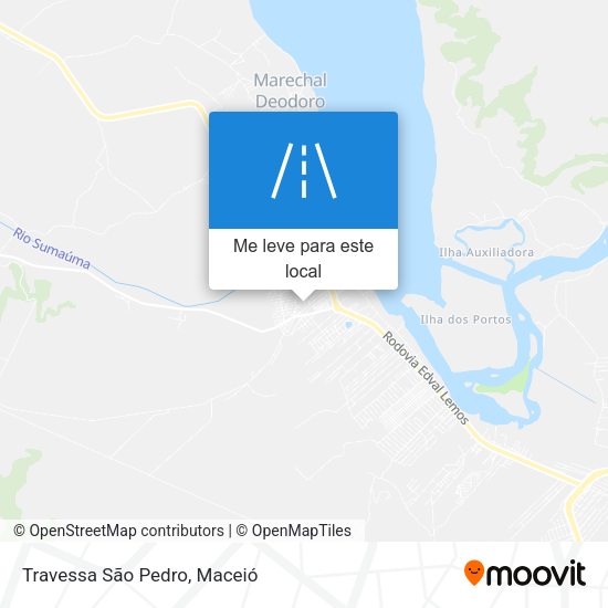 Travessa São Pedro mapa