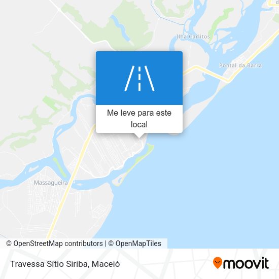 Travessa Sítio Siriba mapa