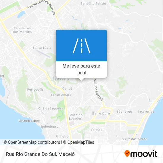 Rua Rio Grande Do Sul mapa